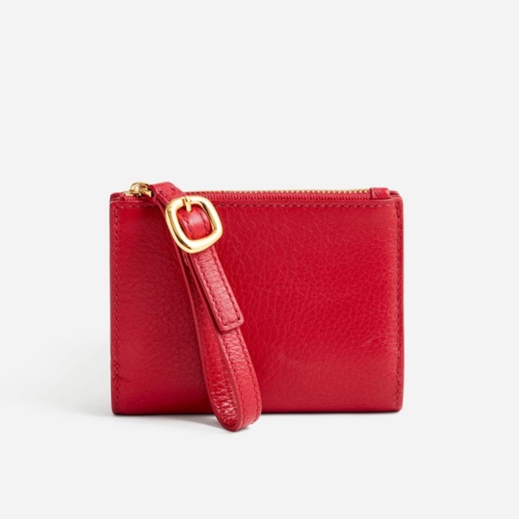 MADEWELL Bifold Wallet Wristlet in Bright Ember NT074 - Picture 1 of 7